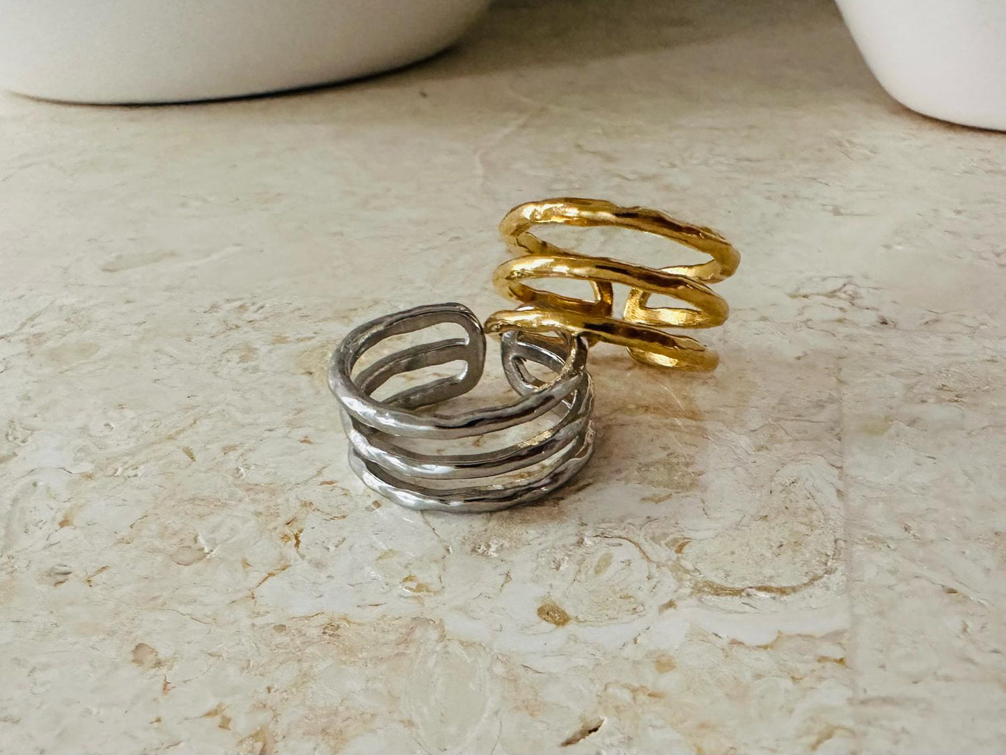 Three Layer Minimalist Ring