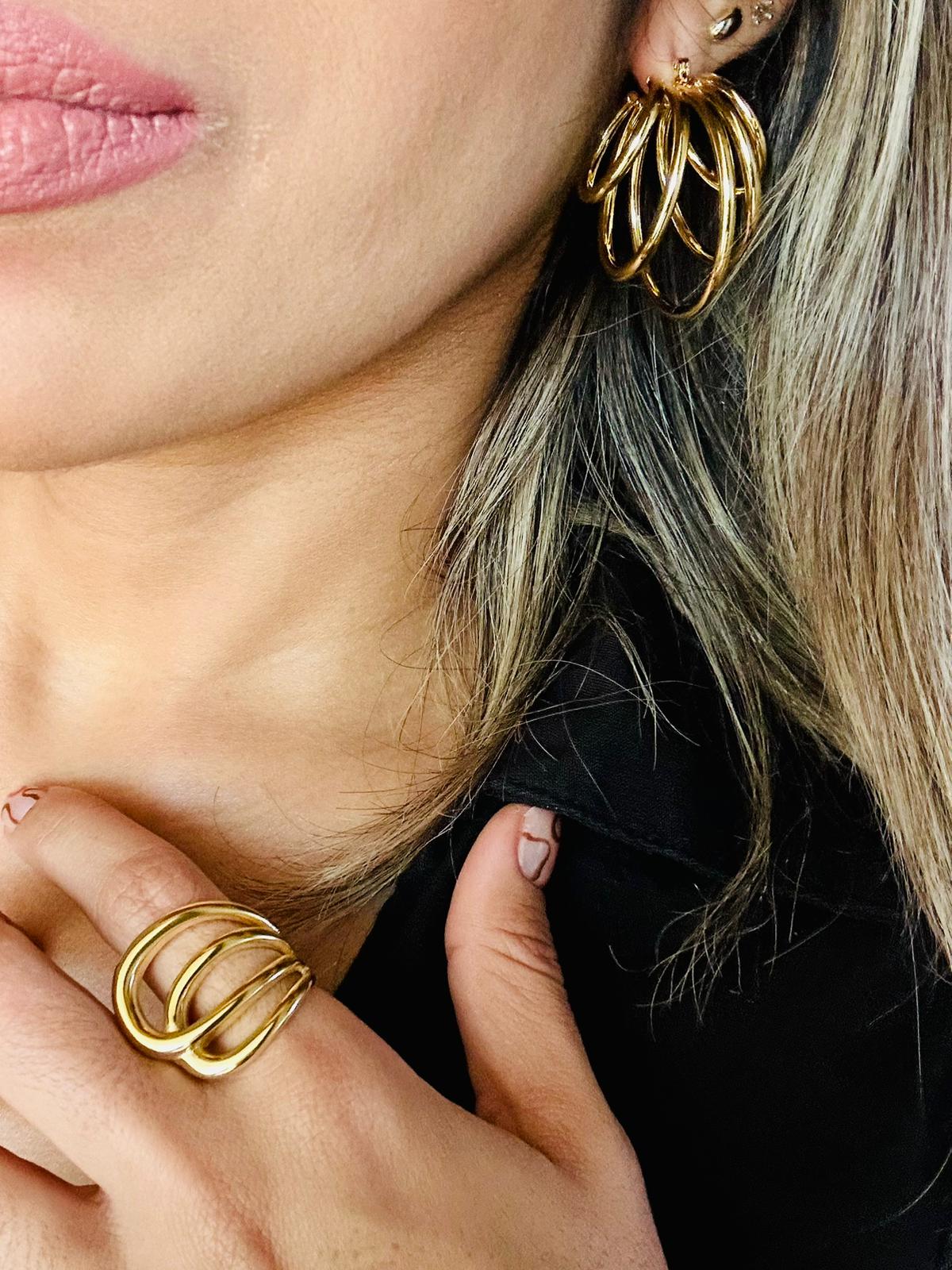 Statement Golden Hoops